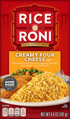 Rice A Roni Creamy Four Cheese