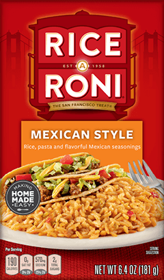 Rice A Roni Mexican Style